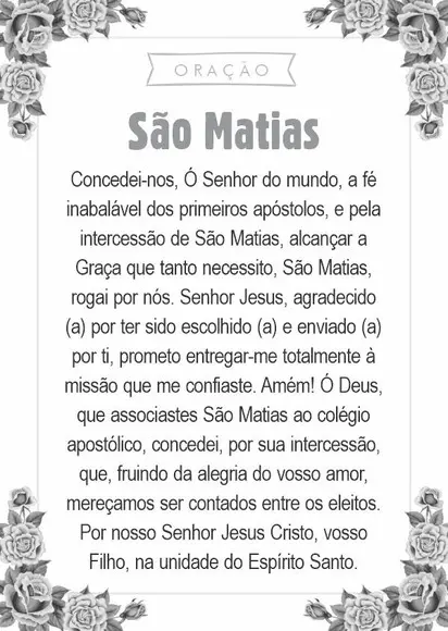 Santinho São Matias. Pcte c/ 250 Unids