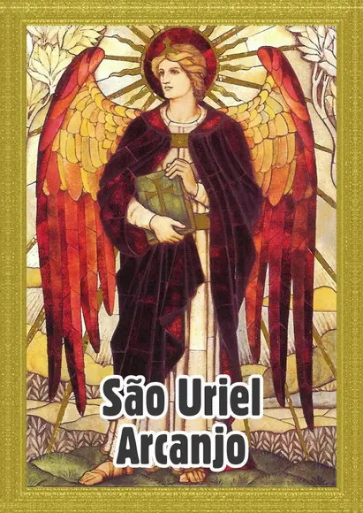 Santinho São Uriel Arcanjo. Pcte c/ 250 Unids