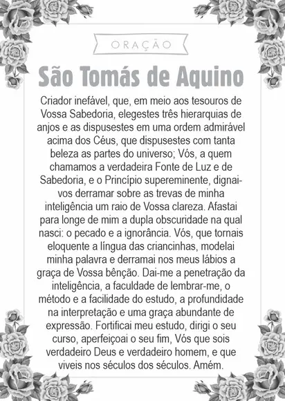 Santinho São Tomás de Aquino. Pcte c/ 250 Unids