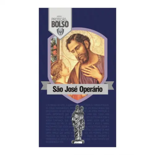 SÃO JOSÉ OPERÁRIO | CARTÃO DE BOLSO + MINI IMAGEM