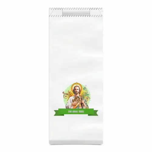São Judas Tadeu - Saquinho Kraft Simples Personalizado
