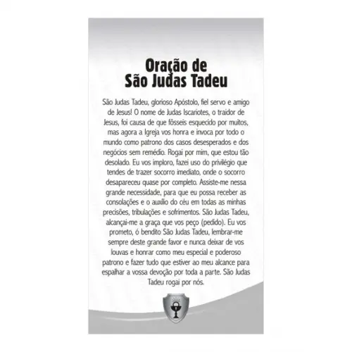 SÃO JUDAS TADEU | CARTÃO DE BOLSO + MINI IMAGEM