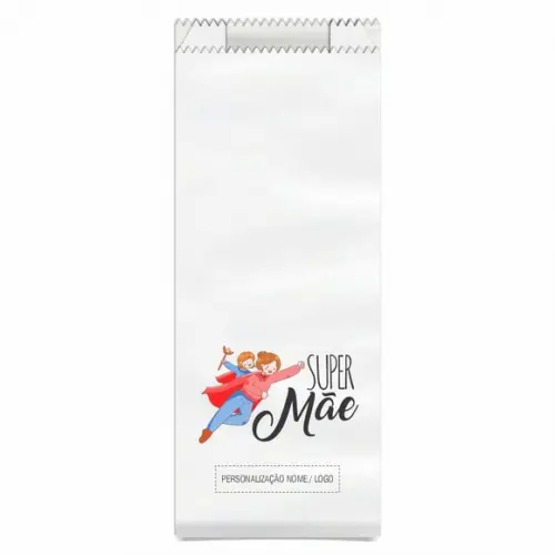 Saquinho de Papel Dia das Mães, Personalizado. Mod.04.