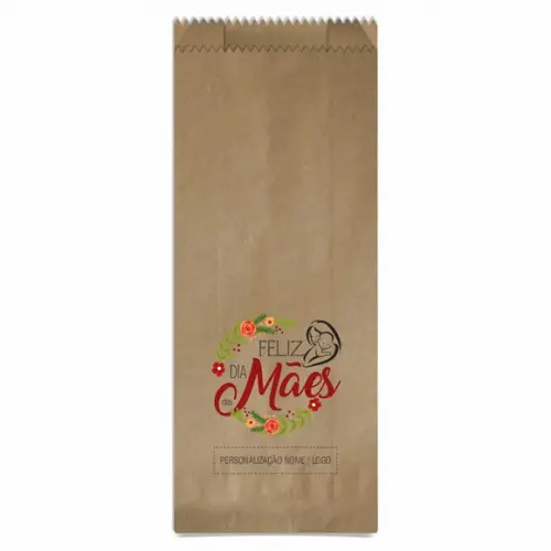 Saquinho de Papel Dia das Mães, Personalizado. Mod.10.