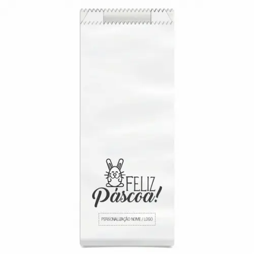 Saquinho de Papel Páscoa, Personalizado. Mod.06.