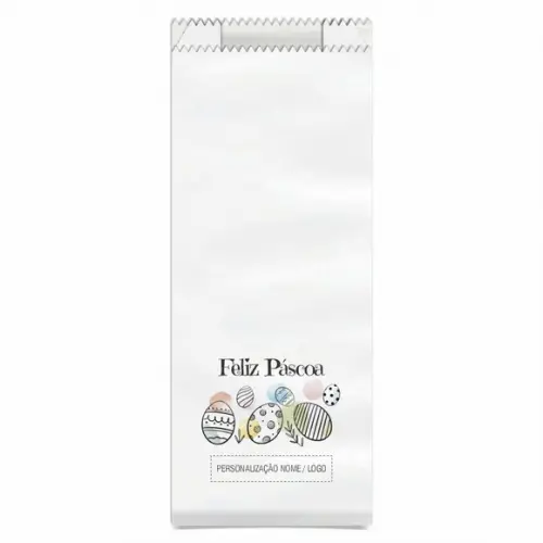 Saquinho de Papel Páscoa, Personalizado. Mod.09.