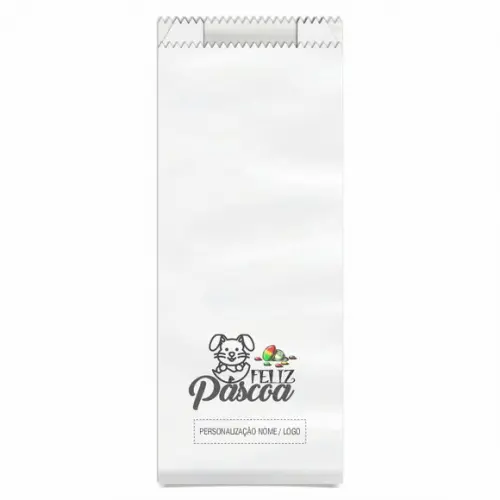 Saquinho de Papel Páscoa, Personalizado. Mod.08.
