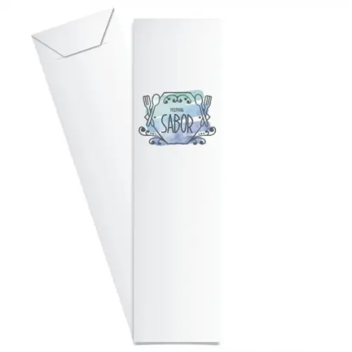 SAQUINHO DE PAPEL PORTA TALHERES PERSONALIZADO