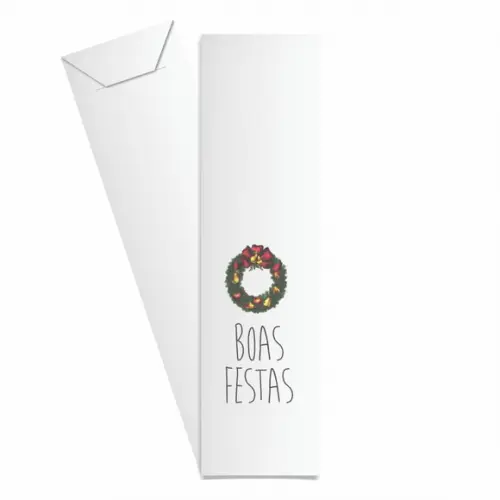 SAQUINHO DE PAPEL PORTA TALHERES PERSONALIZADO NATAL