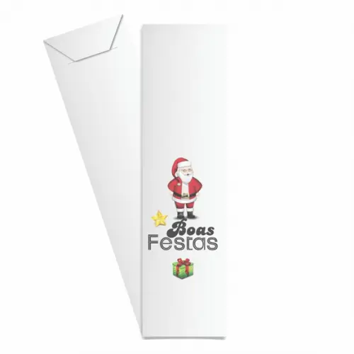SAQUINHO DE PAPEL PORTA TALHERES PERSONALIZADO NATAL
