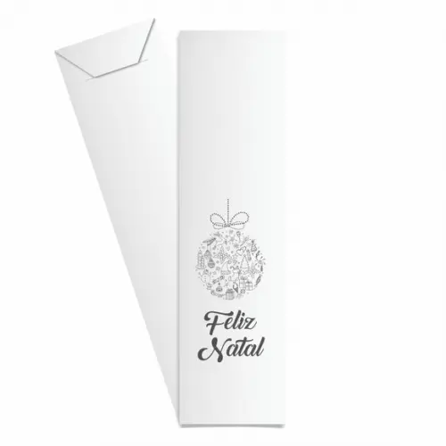 SAQUINHO DE PAPEL PORTA TALHERES PERSONALIZADO NATAL
