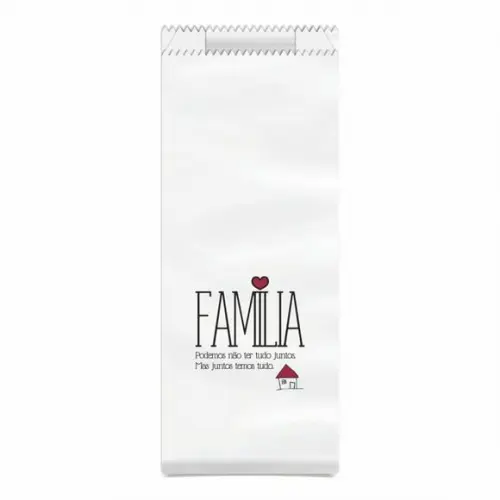 SAQUINHO KRAFT SIMPLES PERSONALIZADO - FAMÍLIA
