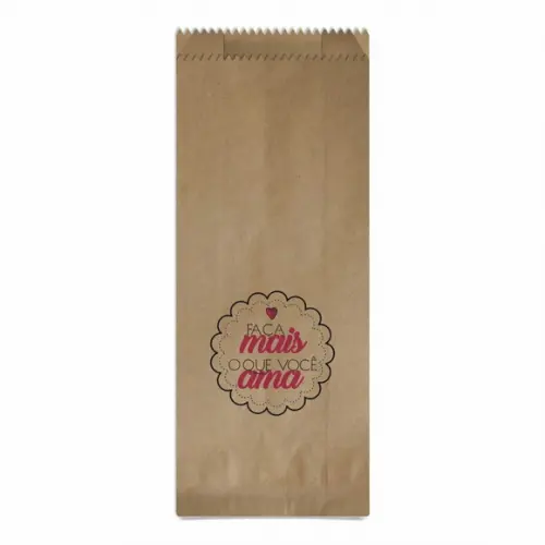 Saquinho Kraft Simples Personalizado - Faça Mais...
