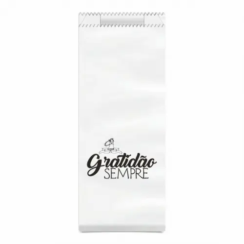Saquinho Kraft Simples Personalizado - Gratidão Sempre