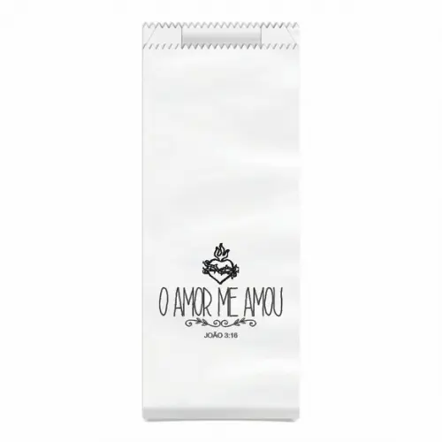 Saquinho Kraft Simples Personalizado - o Amor Me Amou