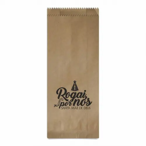 Saquinho Kraft Simples Personalizado - Rogai Por Nós...