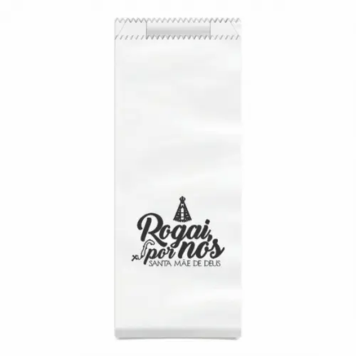 Saquinho Kraft Simples Personalizado - Rogai Por Nós...