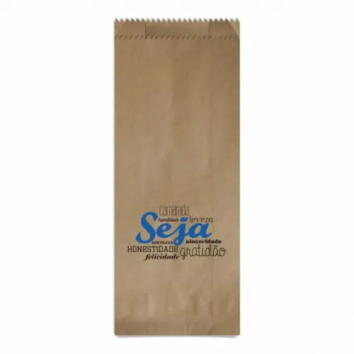 SAQUINHO KRAFT SIMPLES PERSONALIZADO - SEJA