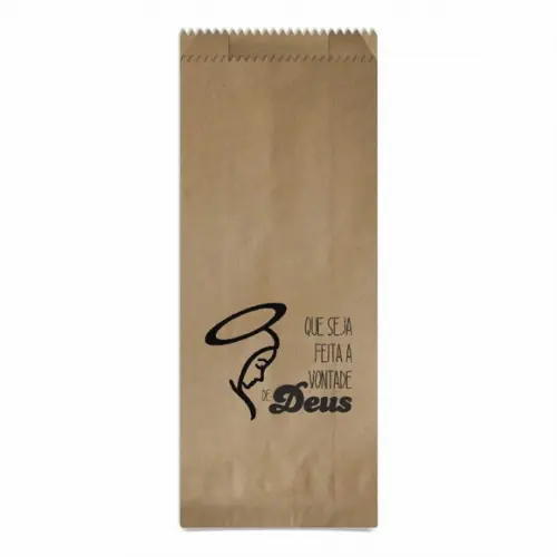 Saquinho Kraft Simples Personalizado - Seja Feita a Vontade