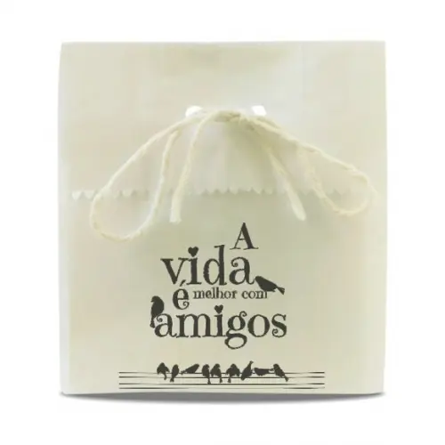 SAQUINHO PAPEL PERSONALIZADO - AMIGOS
