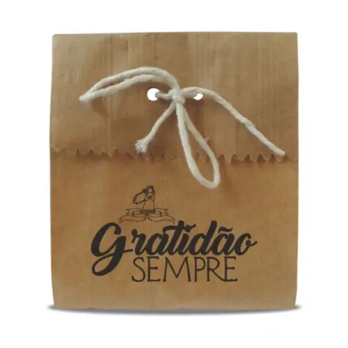 SAQUINHO PAPEL PERSONALIZADO - GRATIDÃO SEMPRE