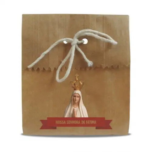 SAQUINHO PAPEL PERSONALIZADO - NOSSA SENHORA DE FÁTIMA
