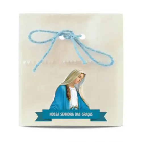 SAQUINHO PAPEL PERSONALIZADO - NOSSA SENHORA DAS GRAÇAS