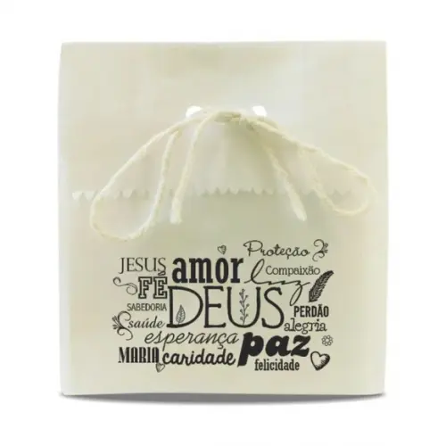 SAQUINHO PAPEL PERSONALIZADO - PALAVRAS DO BEM
