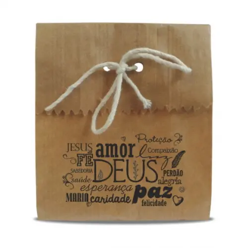SAQUINHO PAPEL PERSONALIZADO - PALAVRAS DO BEM