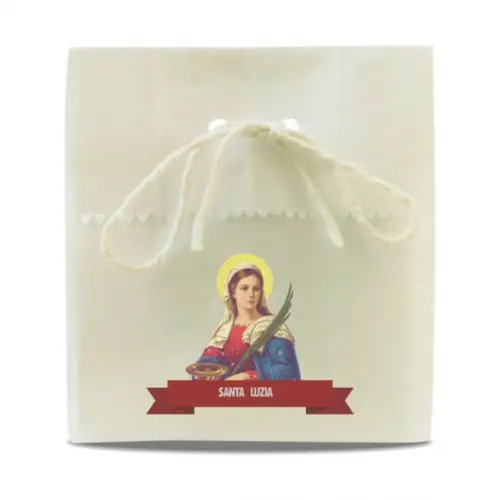 SAQUINHO PAPEL PERSONALIZADO - SANTA LUZIA