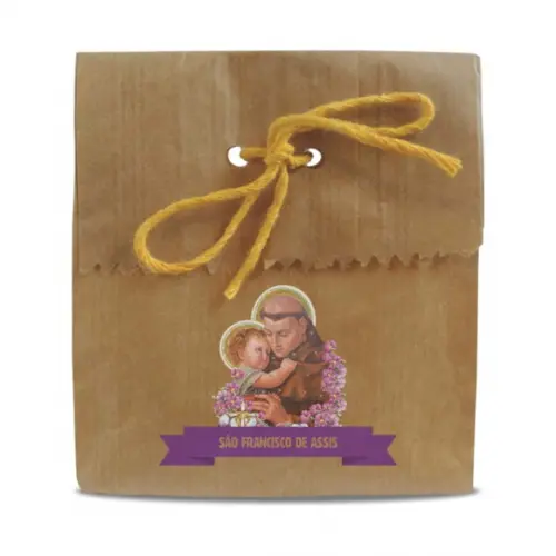 SAQUINHO PAPEL PERSONALIZADO - SANTO ANTÔNIO DE PÁDUA