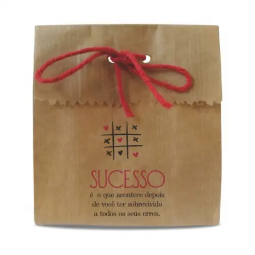 SAQUINHO PAPEL PERSONALIZADO - SUCESSO SOBREVIVE