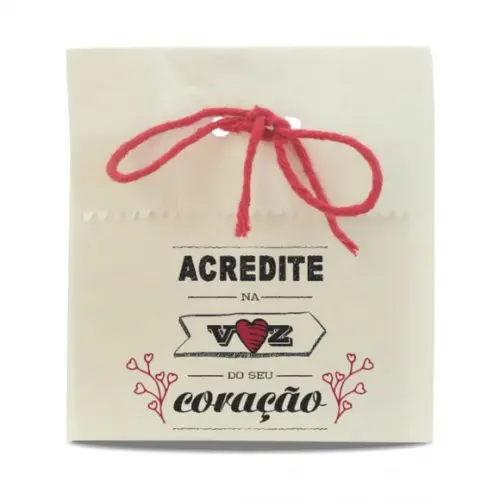 SAQUINHO PAPEL PERSONALIZADO - VOZ