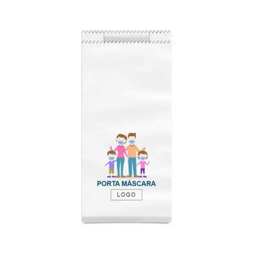 SAQUINHO PORTA MÁSCARA PERSONALIZADO