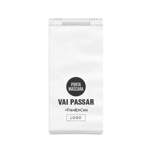 SAQUINHO PORTA MÁSCARA PERSONALIZADO
