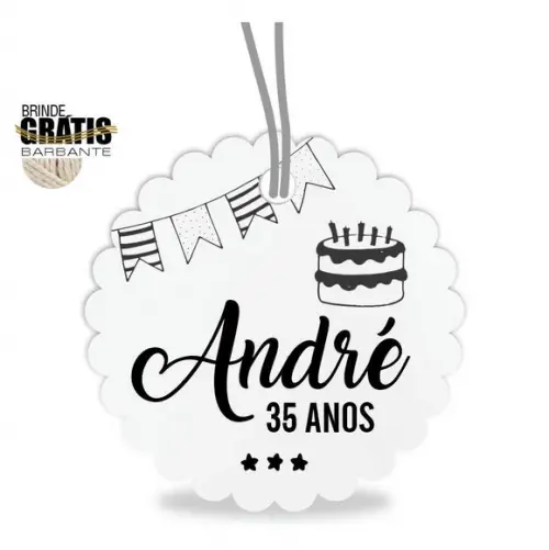 Tag Aniversário Escalope