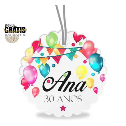 Tag Aniversário Escalope