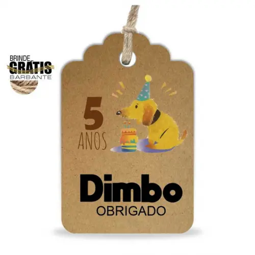 Tag Aniversário Etiqueta