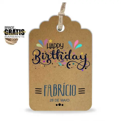 Tag Aniversário Etiqueta
