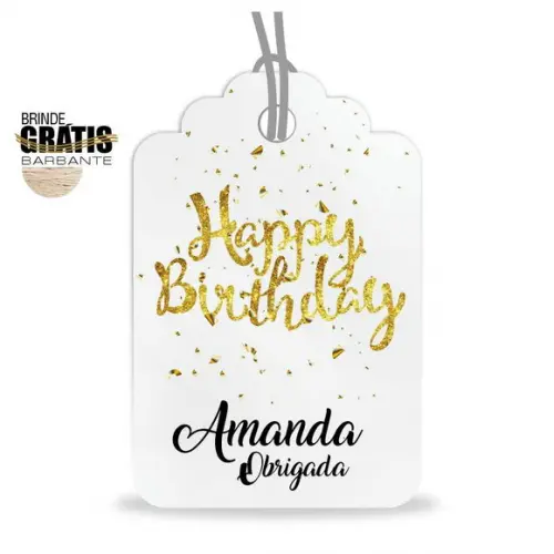 Tag Aniversário Etiqueta