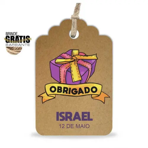 Tag Aniversário Etiqueta