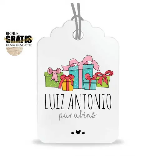 Tag Aniversário Etiqueta