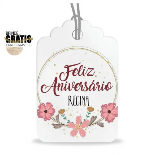 Tag Aniversário Etiqueta