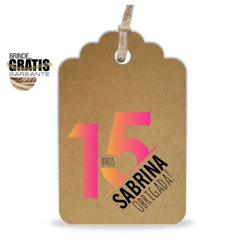 Tag Aniversário Etiqueta