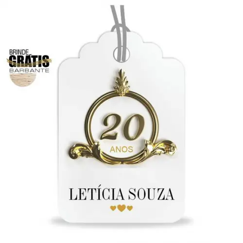 Tag Aniversário Etiqueta