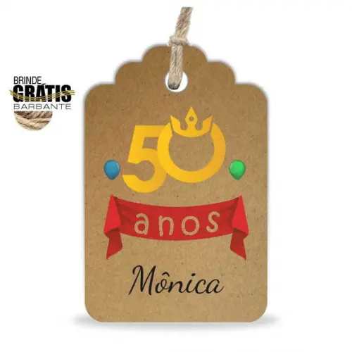 Tag Aniversário Etiqueta