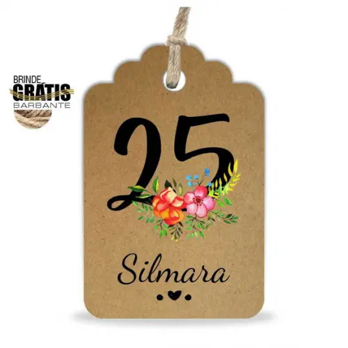 Tag Aniversário Etiqueta