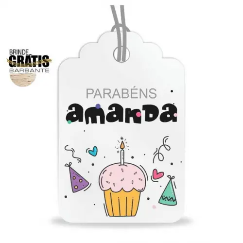 Tag Aniversário Etiqueta