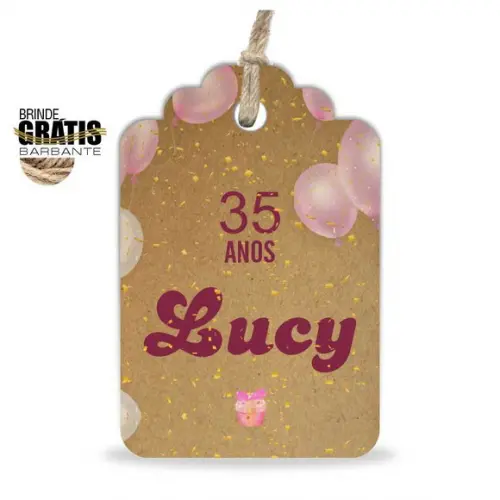 Tag Aniversário Etiqueta