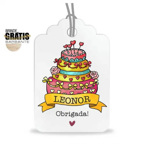 Tag Aniversário Etiqueta